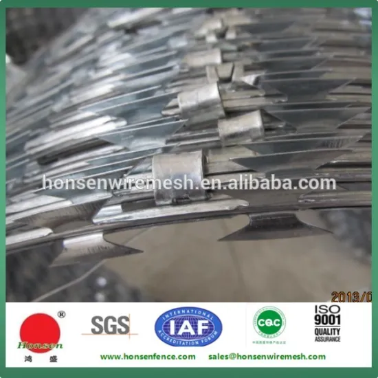 BTO&CBT low price galvanized concertina razor barbed wire.razor barbed wire,razor wire