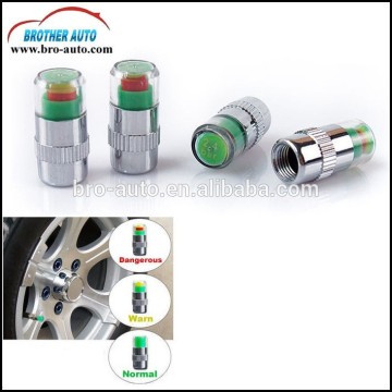 2014 hot sell Copper tire gauge air alert tire valve cap