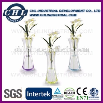 Disposable customized PVC flower vase