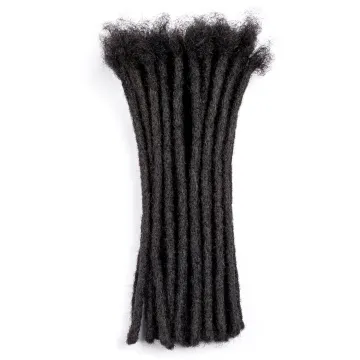 hot selling soft dreadlock faux dreadlock straight handmade dreadlocks hair extensions black