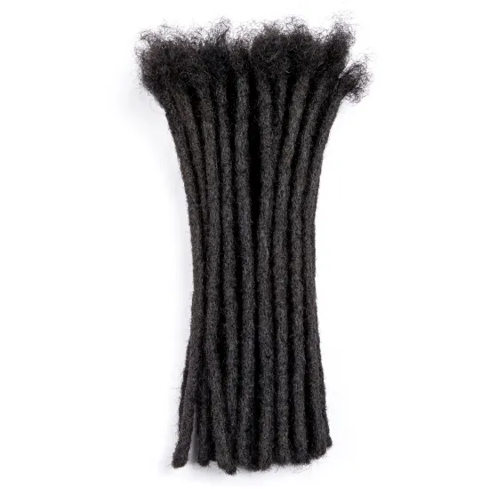 hot selling soft dreadlock faux dreadlock straight handmade dreadlocks hair extensions black