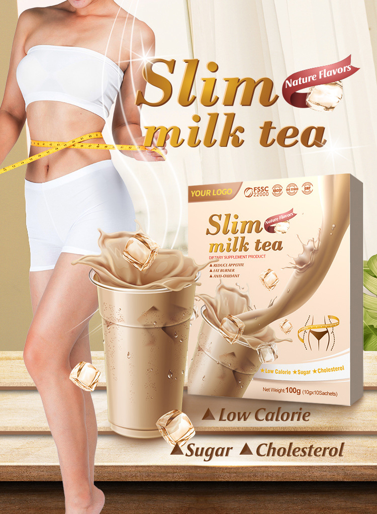 2021 Factory Supplier Special Design Quick 14 Days Detox Flat Tummy Tea Slimming Milk Tea For Weight Loss