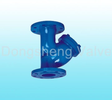 Cast Iron DIN Flanged Ends Y Type Strainer