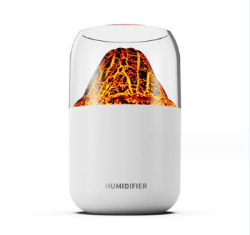 Ultrasonic Aromatherapy Machine - Volcano Sphere Humidifier with Atmosphere Light