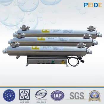 Vertical installation UV sterilizer