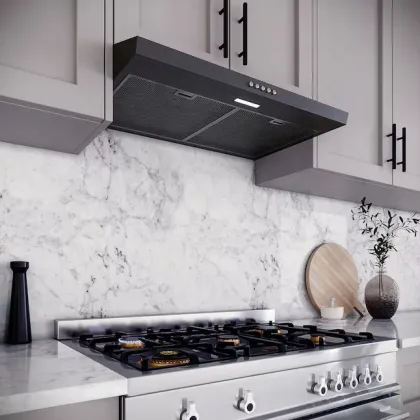 Black Under Cabinet Ductless Range Hood