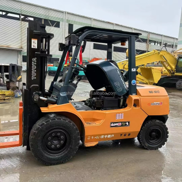 Original Japan Imported Used Forklift Toyota FD50 5TON - Factory Direct Sales