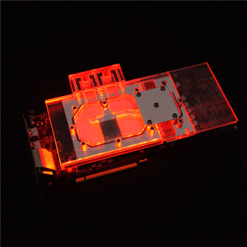 Syscooling Ga-lax-y General 1060 6G Full Coverage Transparent rgb light Water cooling Block
