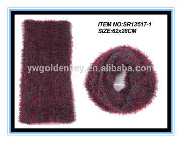 2016 fashion winter soft acrylic knit collar infinity scarf wholesale winter infinity scarf