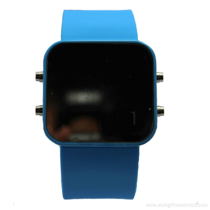 new sport touch mirror led watch