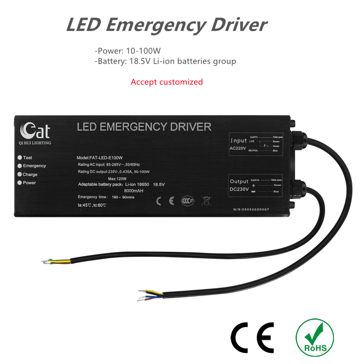 Motorista de emergência de luz de alto-bay