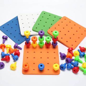 PEGS Board Game σετ με τσάντα αποθήκευσης για ανάπτυξη δεξιοτήτων κινητήρα