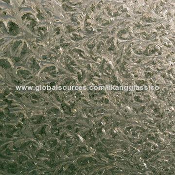 Glue chip glass, measures 2400x1500 and 1200x900mm