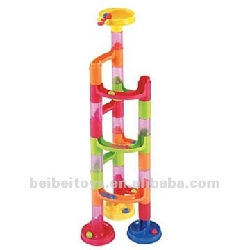 37pcs Plastic Marble Run Toys, Marble Game