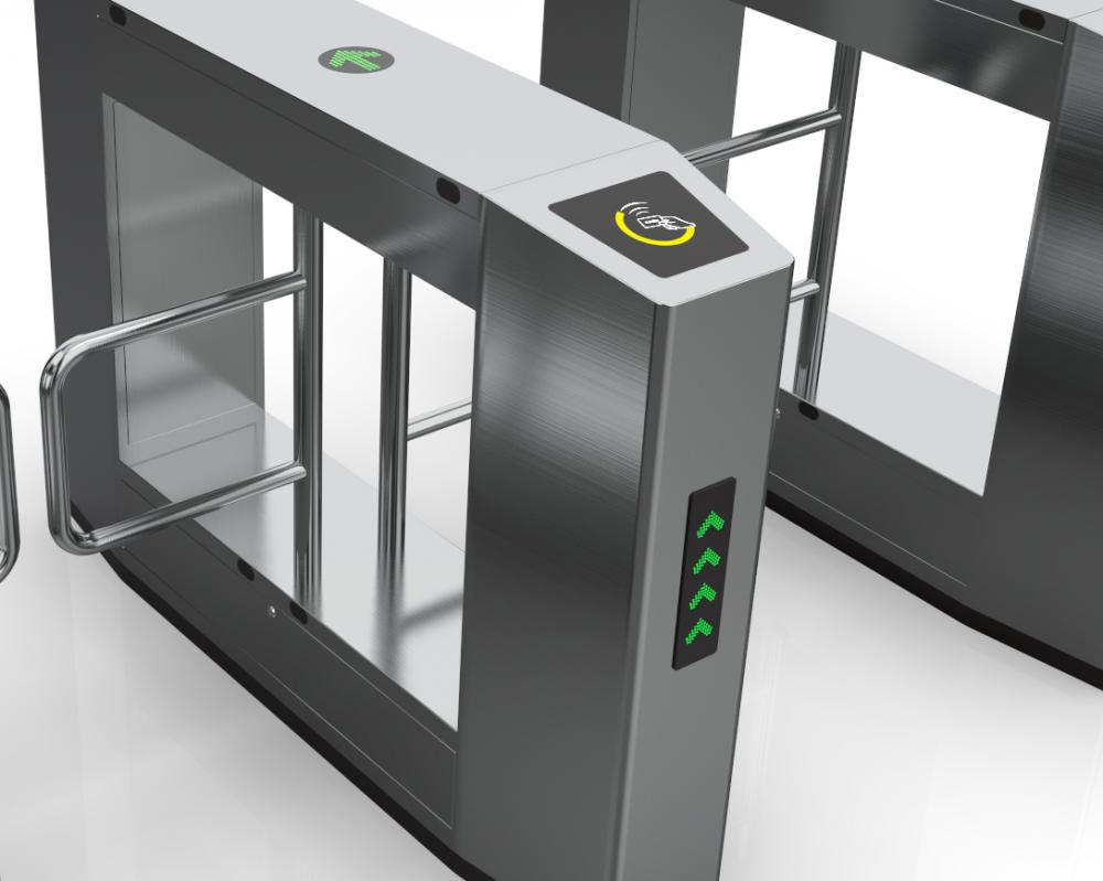 Fingerprint Wide Turnstile Barrier Swing Gate