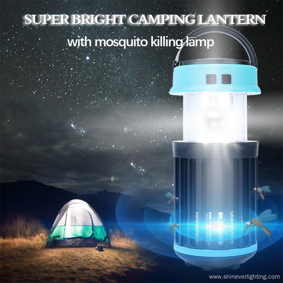 Hanging mosquito zapper LED Camping lantern lamp