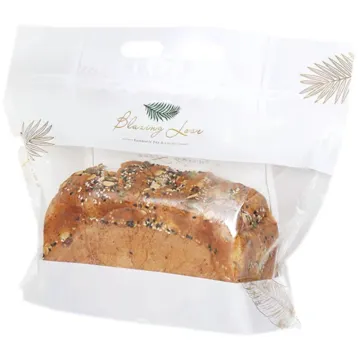 Wholesale Plastic Bag With Zipper Food Grade For Bread Packaging Custom Printed