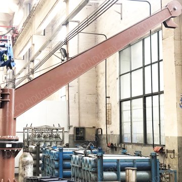 OUCO Vendi 1,5T2,7 m STTIFF BOOM Crane a seguito di C5M Offshore Painting Standard