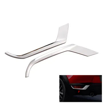 Chromed Rear Bumper Reflector Trim for Mazda CX-3 2015