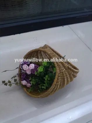 seagrass flower basket