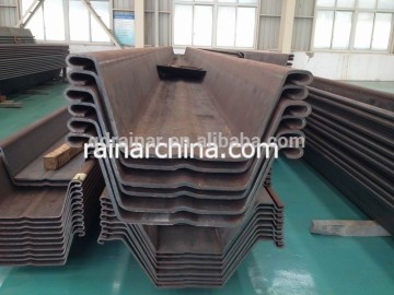 q235/q345/st37/st52 USD430 PER TON hot rolled /cold rolled U type steel larsen sheet pile