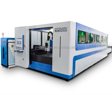 Fiber Laser Cutter With 1500W Power and 1530mm x 1500mm Exchange Table for Metal Cutting