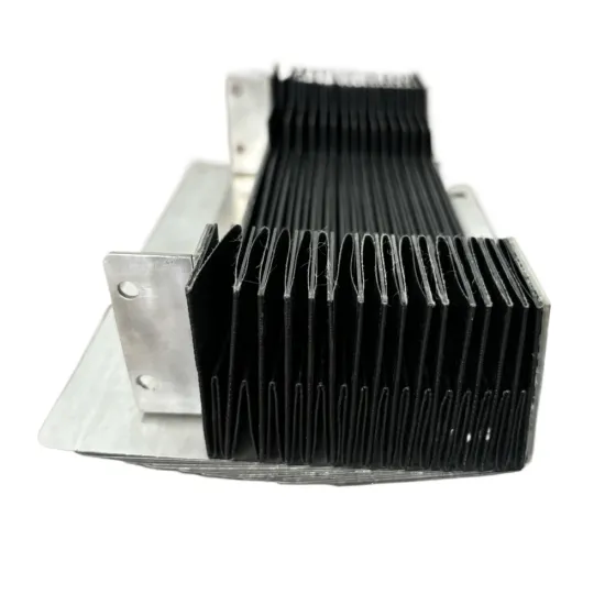 Steel Machine Protective Shield: Bellows Cover for Telescopic Guide Rail Protection