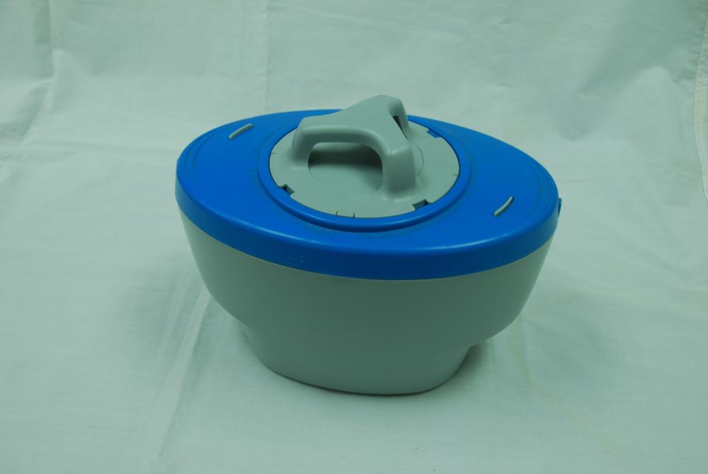 The plastic containers for swimming pool