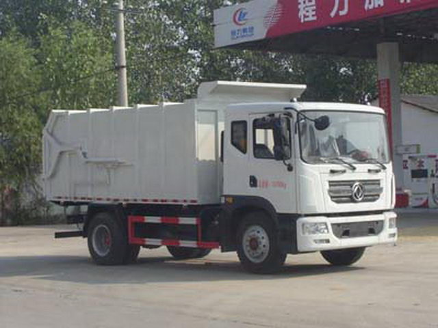 DONGFENG D9 14CBM مختومة شاحنة لجمع القمامة المضغوطة