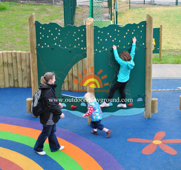 panel climbing walls playground structure