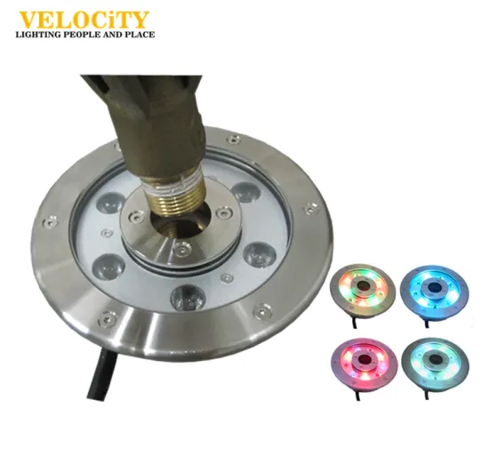 6W/9W/12W/18W/24W IP68 RGB Waterproof Fountain Lighting with Ce