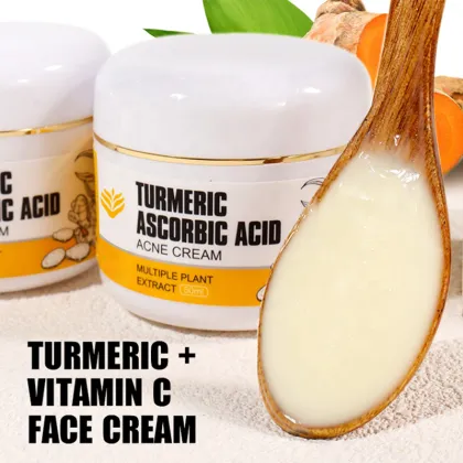 Turmeric and Ascorbic Acid Cream for Skin Whitening and Acne Removal in Dubai
