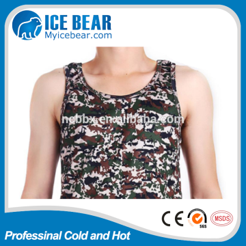 Camping climbing Mens outdoors Cool Vest Cooling T-shirt