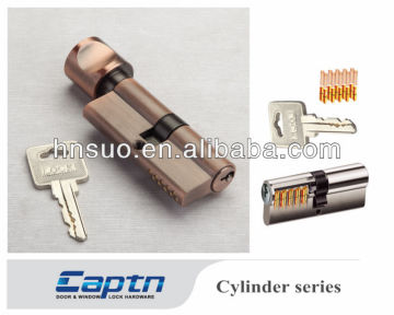 Captn C-CF60 Normal or computer keys euro profile safe lock cylinder