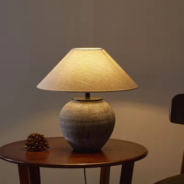 Ceramic Luxury Handmade Chinese Style Table Lamp for Bedrooms and Living Rooms