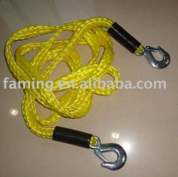 Nylon hand woven towing car rope for emergency