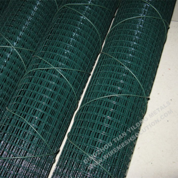 Malha de fio de ferro soldado de PVC