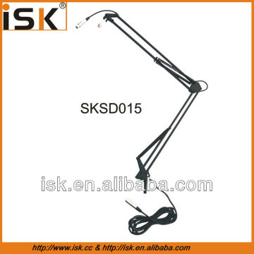 Wall mount microphone stand