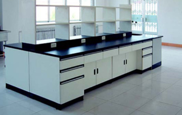 laboratory island bench for eletrical test experiment