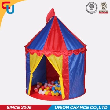 castle shape cicrus style pop up play tent