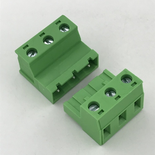 7.62mm pitch 15A pluggable cable connect terminal block