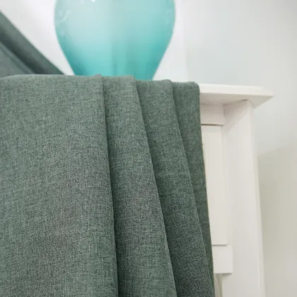 Linen Sheer Curtain 100% Polyester Plain Curtain