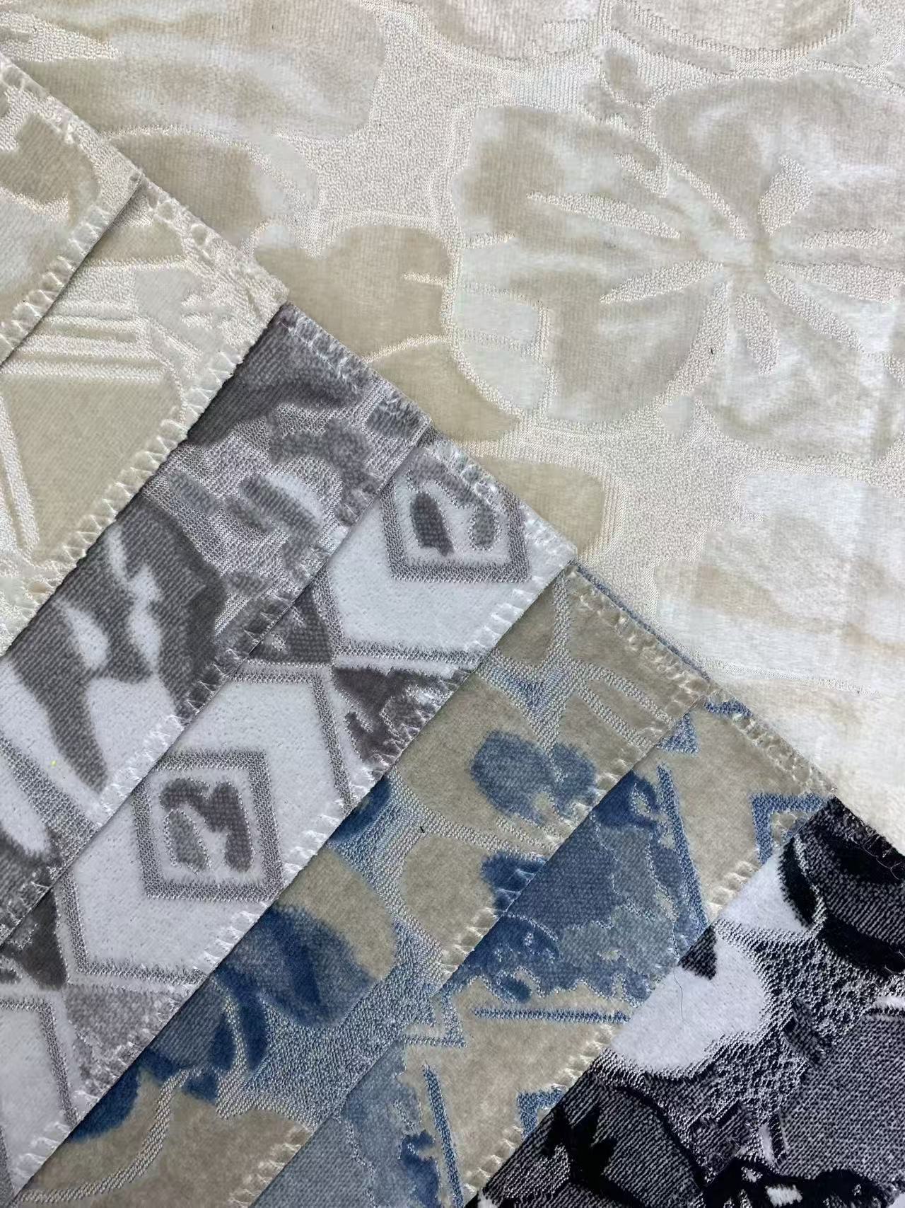 Cut Pile Velvet Upholstery Fabric