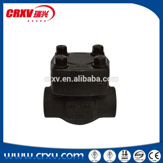 Oil and gas valve non-return valve