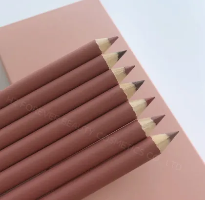 Wholesale Matte High Pigment 7-Color Dark Brown Nude Lip Liner with Custom Logo