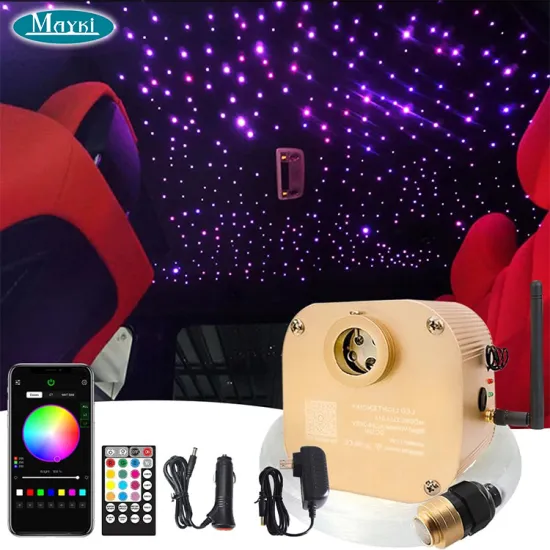 RGBW Remote Control Fiber Optic Starlight Car Kit