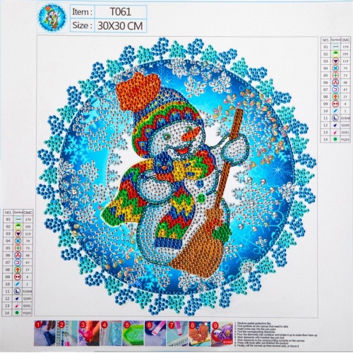 30 * 30 Santa Claus 5d Diamant Malerei