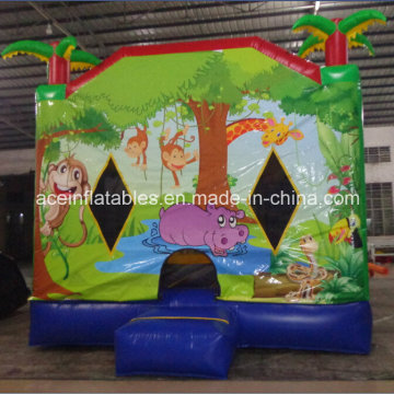 Hot Sale Jungle Inflatable Bouncy Castle