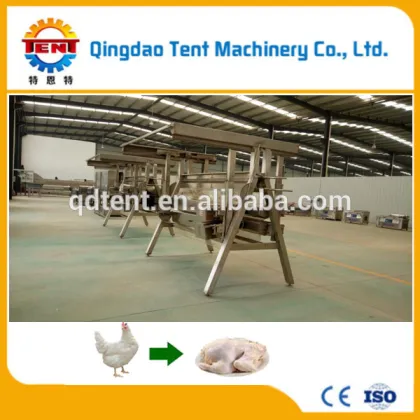 poultry slaughterhouse line duck defeather machine