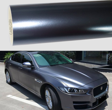 Satin Metallic Midnight Blue Car Wrap